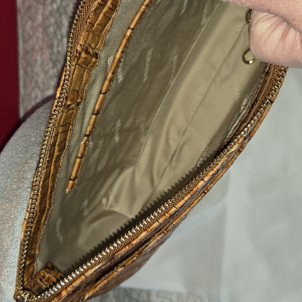 Brahmin Shayna Crossbody Bag In Luggage Brown Leontyne. NWT. RARE - Picture 10 of 12